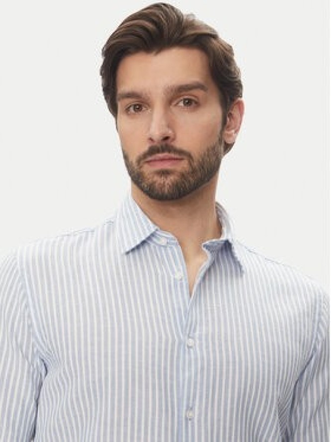 Pierre Cardin Koszula C6 41017.0482 Błękitny Modern Fit