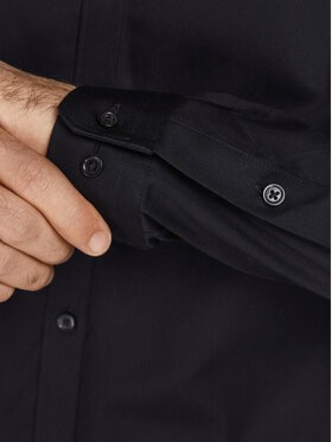 Jack & Jones Koszula 12201905 Czarny Slim Fit