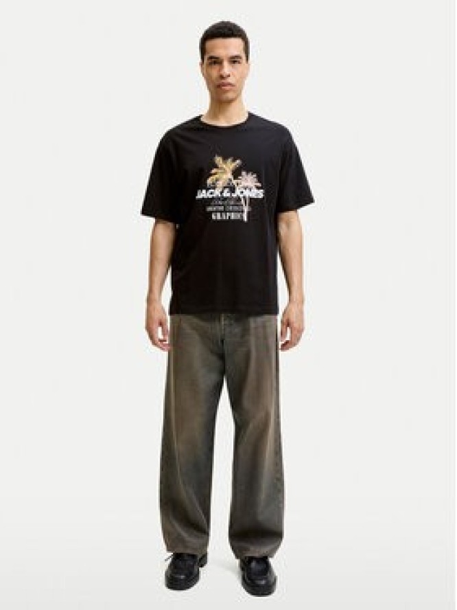 Jack & Jones T-Shirt Gradient Print 12288094 Czarny Regular Fit