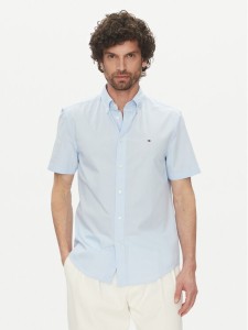 Tommy Hilfiger Koszula MW0MW37584 Błękitny Regular Fit