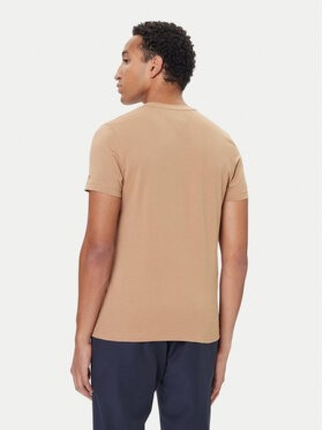 Tommy Hilfiger T-Shirt Logo MW0MW11797 Beżowy Regular Fit