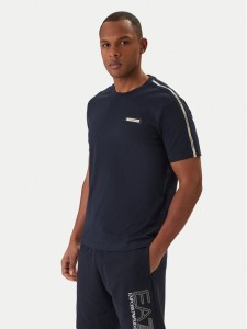 EA7 Emporio Armani T-Shirt 7M001476 AF10375 Niebieski Regular Fit