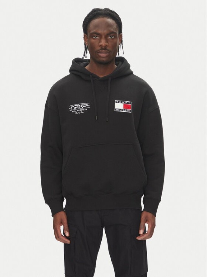 Tommy Hilfiger Bluza F1 Movie MW0MW41386 Czarny Regular Fit