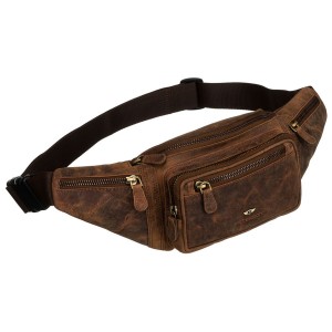 Saszetka męska Peterson PTN 2506-NSH brązowa