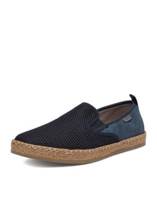 Rieker Espadryle CEO-B2661-14 Granatowy