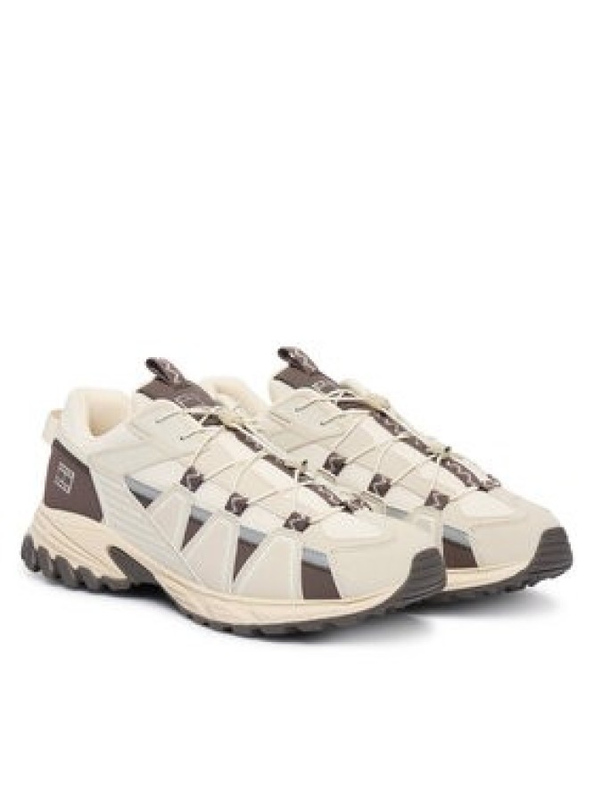 Tommy Jeans Sneakersy Tjm Outdoor Runner EM0EM01667 Écru