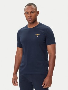 Aeronautica Militare T-Shirt 252TS1580UJ00372 Granatowy Regular Fit