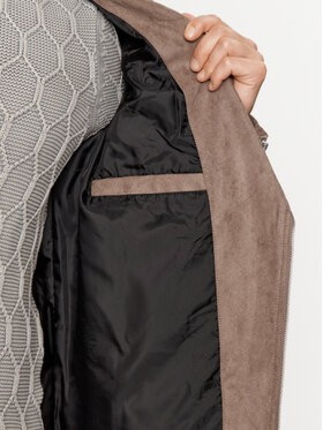 Jack & Jones Kurtka z imitacji skóry 12236853 Brązowy Regular Fit