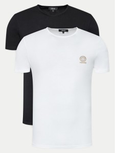 Versace Komplet t-shirtów AU10193 Kolorowy Slim Fit