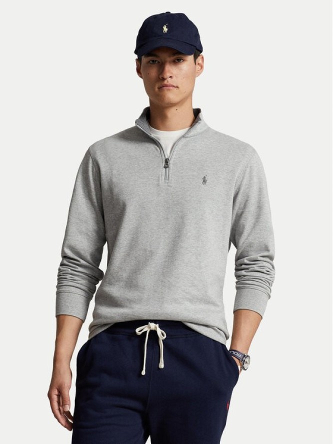 Polo Ralph Lauren Bluza Lsl 710812963002 Szary Regular Fit