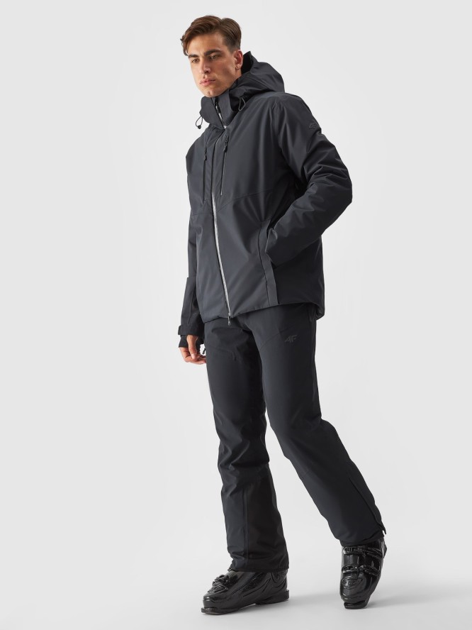4F Kurtka narciarska membrana Dermizax 20000 męska - czarna 3XL