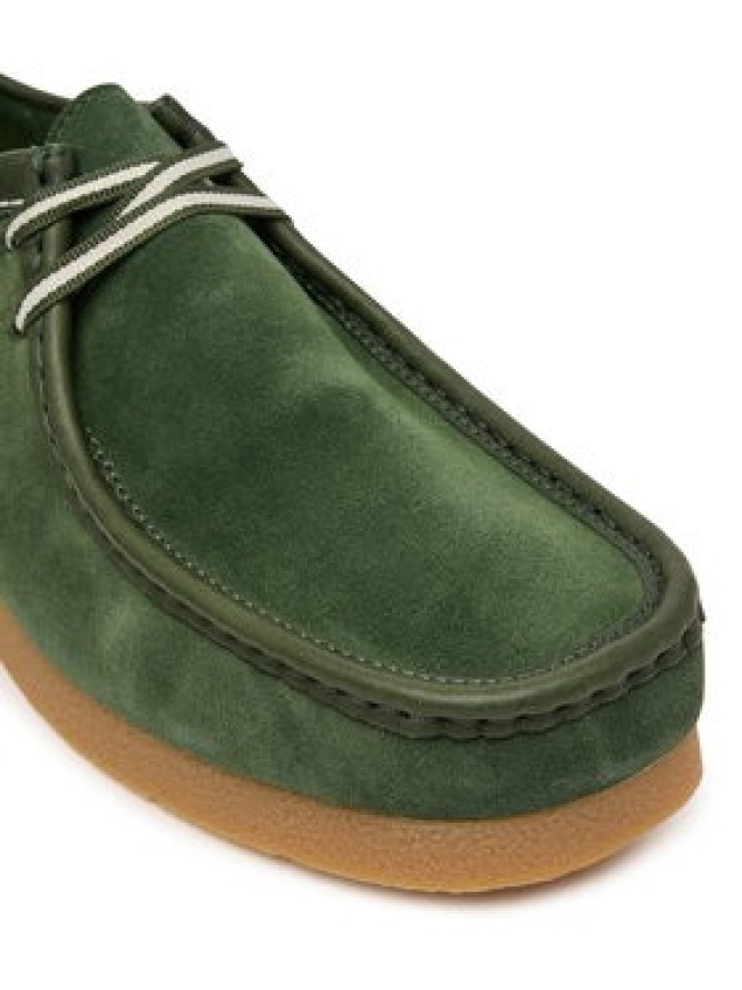 Clarks Półbuty Wallabee EVO 26186170 Zielony