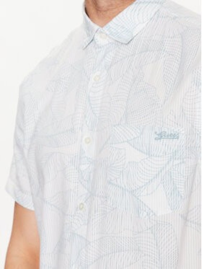 Guess Koszula M3GH71 WFDZ0 Niebieski Regular Fit