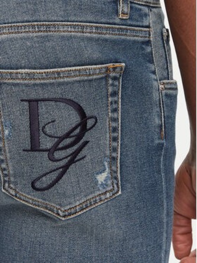 Dolce&Gabbana Jeansy GY07CZ G8LN7 Niebieski Slim Fit