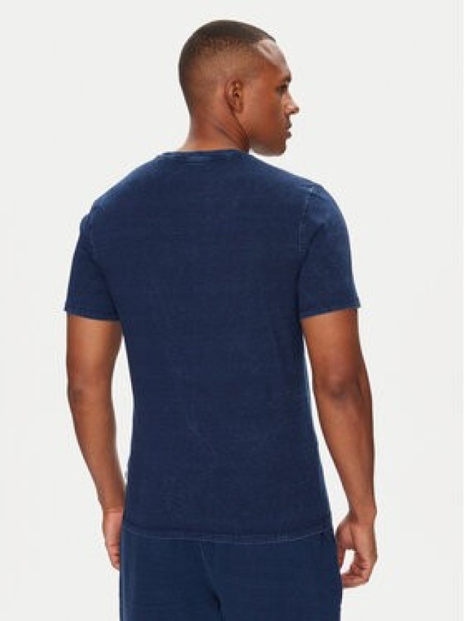 Guess Jeans T-Shirt M5YI34 KCTG1 Niebieski Slim Fit