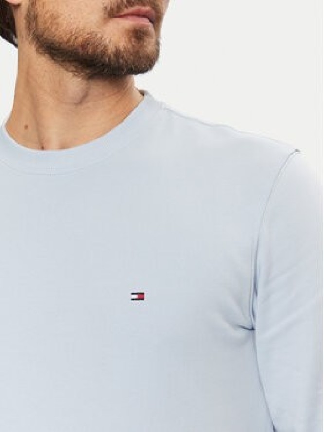 Tommy Hilfiger Bluza Essential MW0MW37237 Błękitny Regular Fit