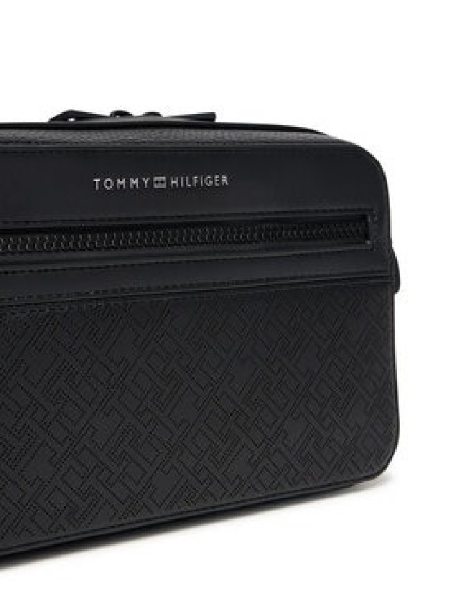 Tommy Hilfiger Saszetka Th Monogram Ew Reporter AM0AM13837 Czarny