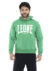 Leone 1947 Apparel Męska bluza z kapturem i dużym logo, lekka bawełna
