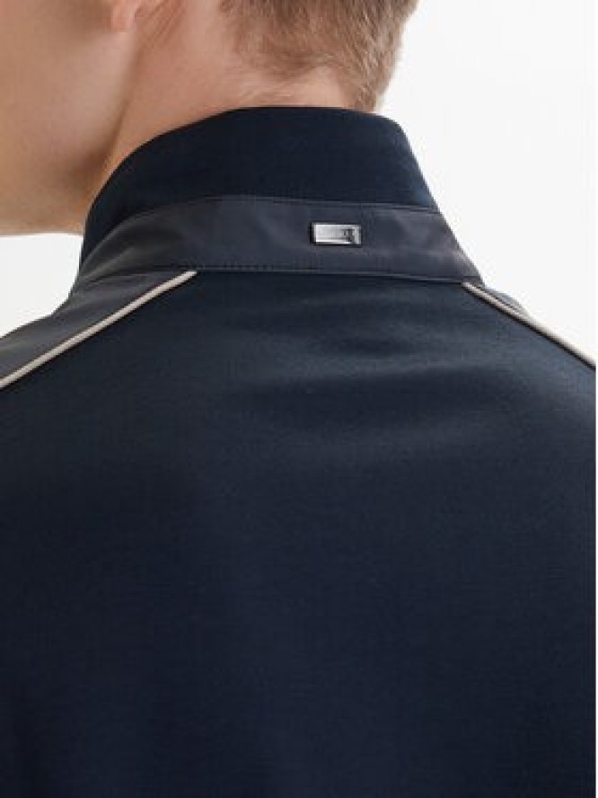 Bugatti Sweter 8550-15123E Granatowy Regular Fit