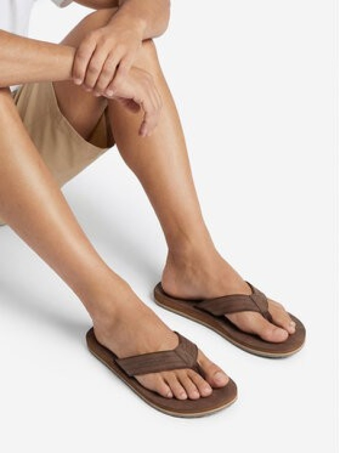 Quiksilver Japonki CEO-MIAMI-01 Brązowy