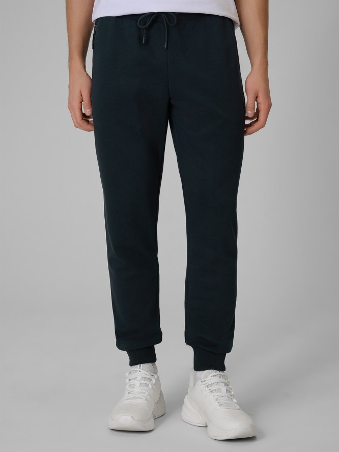 4F Spodnie dresowe joggery męskie - granatowe XL