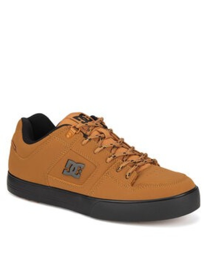 DC Shoes Sneakersy PURE WNT ADYS300151-WE9 Brązowy