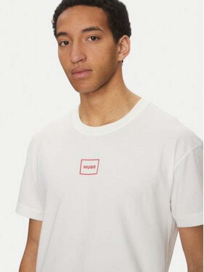 HUGO T-Shirt Laze 50525236 Beżowy Relaxed Fit