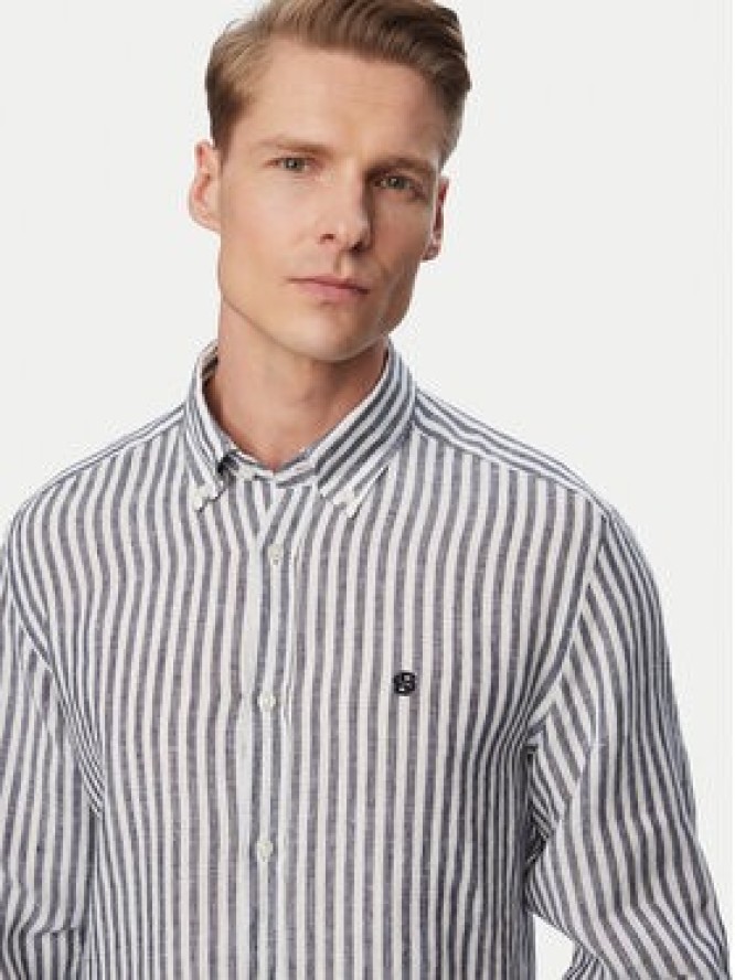 BOSS Koszula H-Liam 50560595 Granatowy Regular Fit