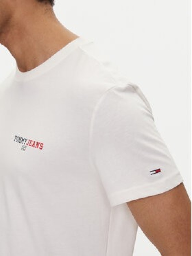Tommy Jeans T-Shirt Dna Graphic DM0DM20815 Biały Regular Fit