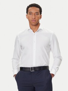 BOSS Koszula H-Hank 50550925 Biały Slim Fit