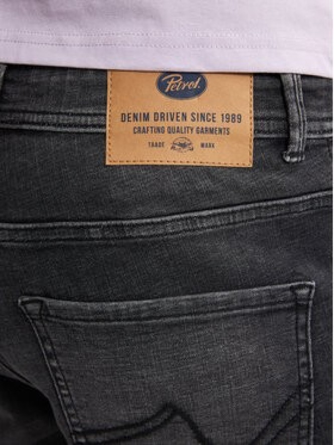 Petrol Industries Szorty jeansowe M-1050-SHO002 Szary Regular Fit