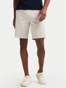 Petrol Industries Szorty materiałowe M-1050-SHO527 Biały Regular Fit