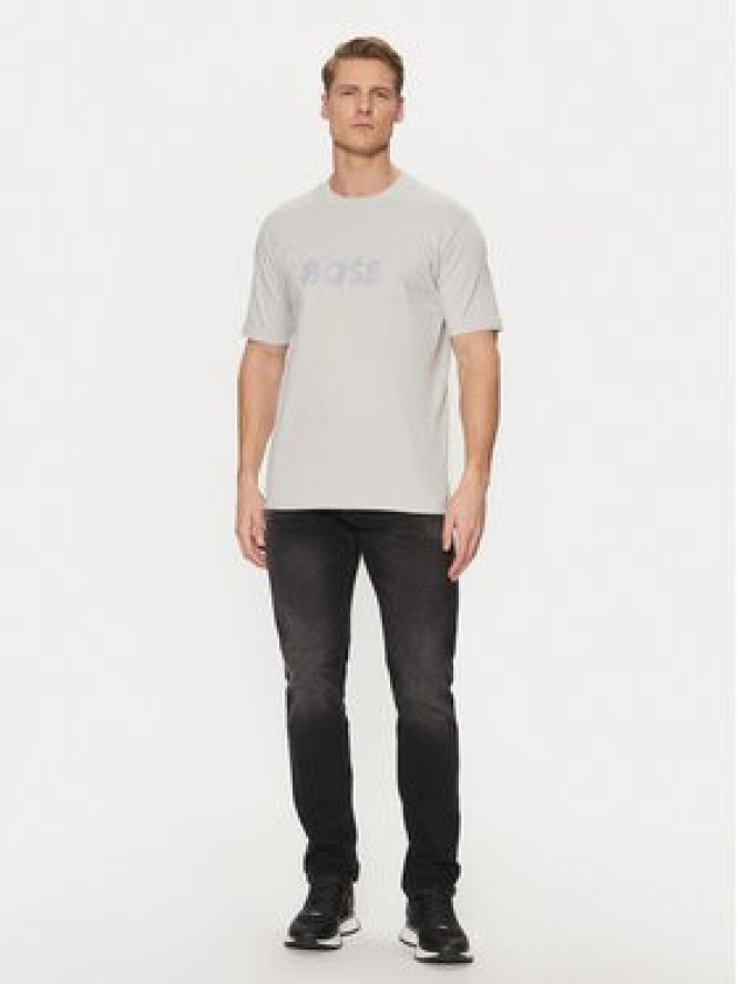 BOSS T-Shirt 50531271 Szary Regular Fit