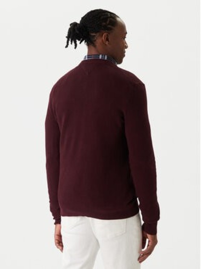 Tommy Hilfiger Sweter Essential MW0MW36347 Czerwony Regular Fit
