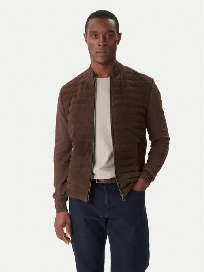 Milestone Kurtka skórzana MSTurner 531624 60705 Brązowy Regular Fit