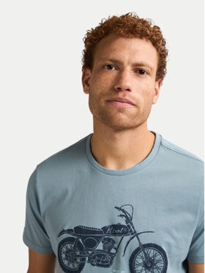 Petrol Industries T-Shirt M-1050-TSR707 Niebieski Regular Fit
