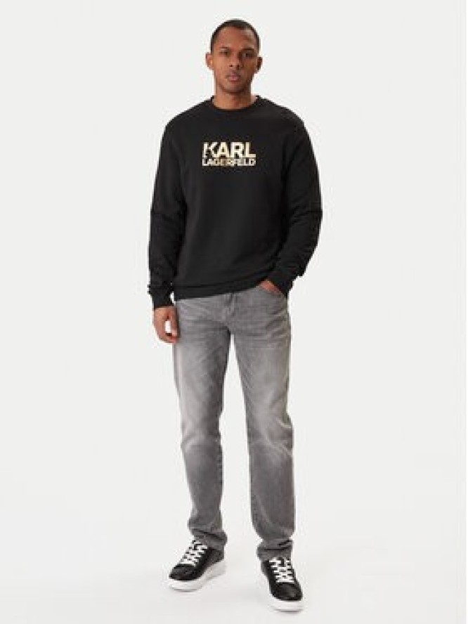 KARL LAGERFELD Bluza 705780 561917 Czarny Regular Fit