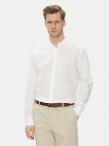 BOSS Koszula H-Joe-Standup-252 50539209 Biały Regular Fit