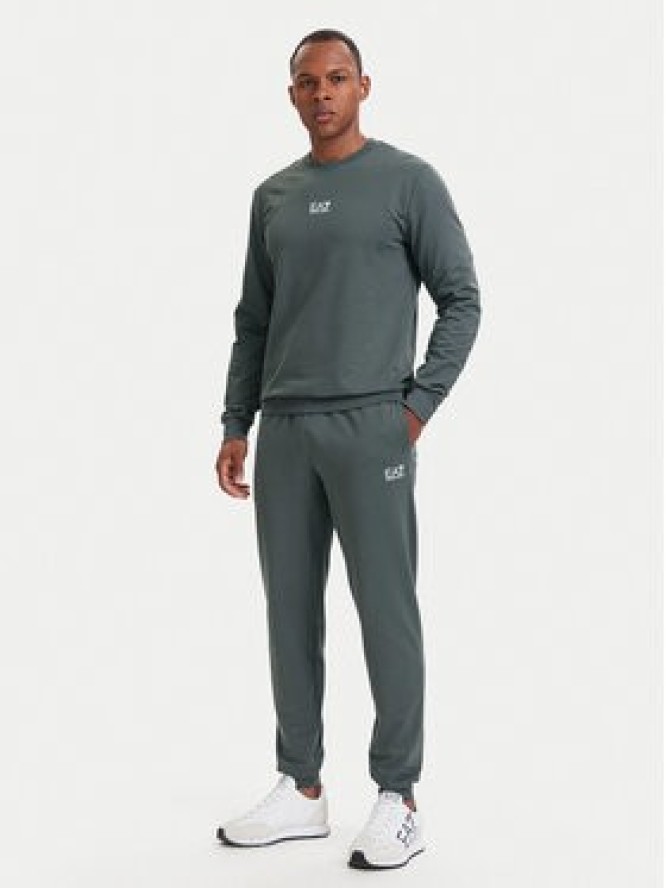 EA7 Emporio Armani Spodnie dresowe 8NPP66 PJVRZ U8085 Szary Regular Fit