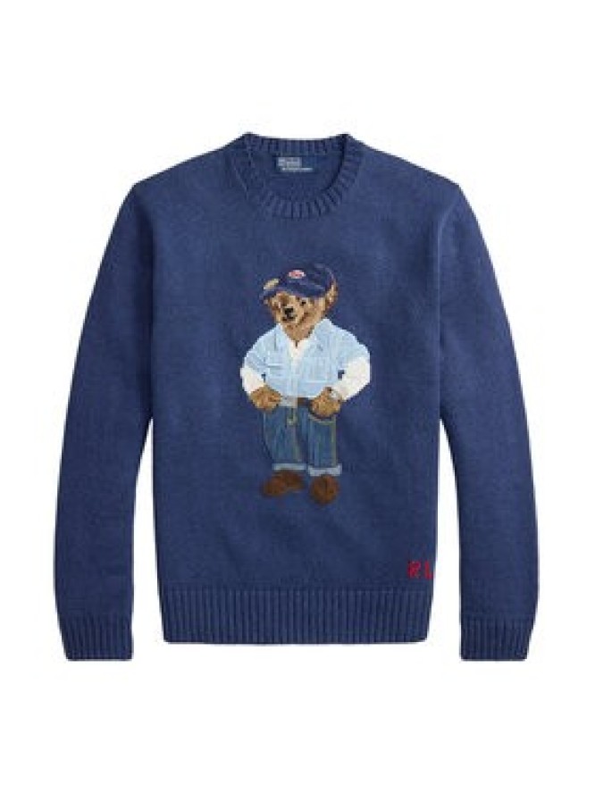 Polo Ralph Lauren Sweter 710A13002001 Niebieski Regular Fit