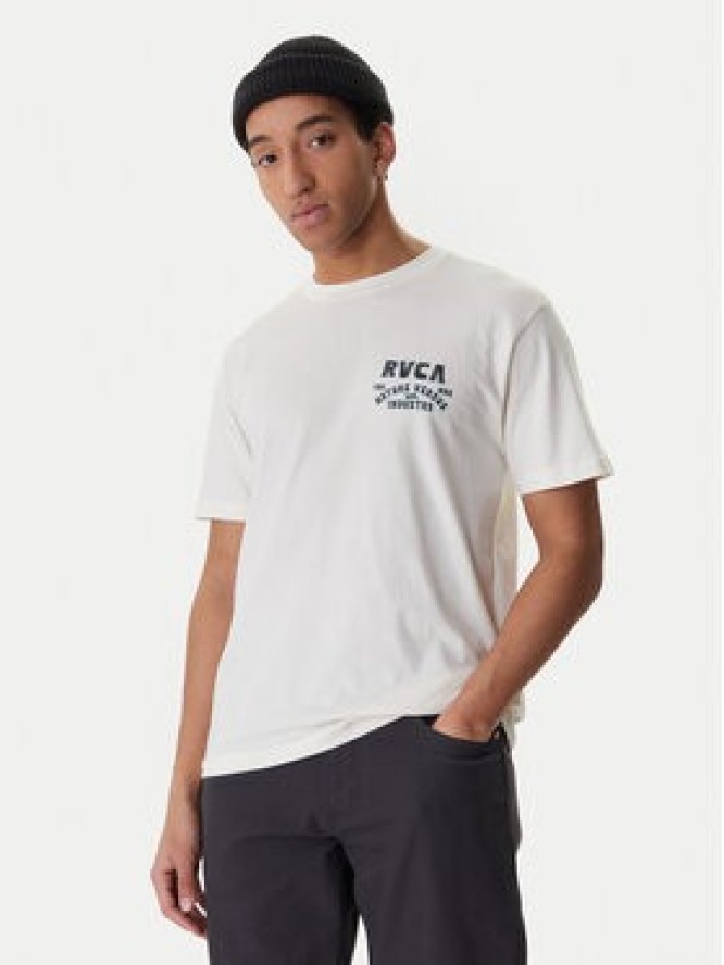 RVCA T-Shirt EVYZT00297 Écru Regular Fit