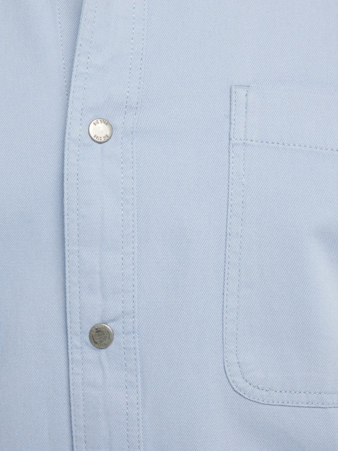 Koszula męska typu worker niebieska Gowis 401