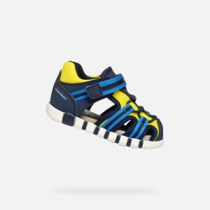Sandały GEOX B SANDAL IUPIDOO BOY Niebieski