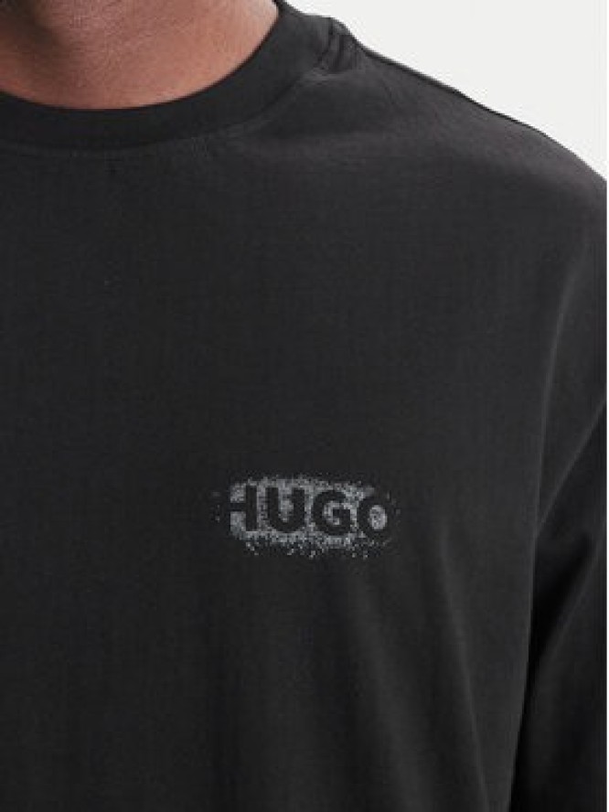 HUGO T-Shirt Spray 50559731 Czarny Relaxed Fit