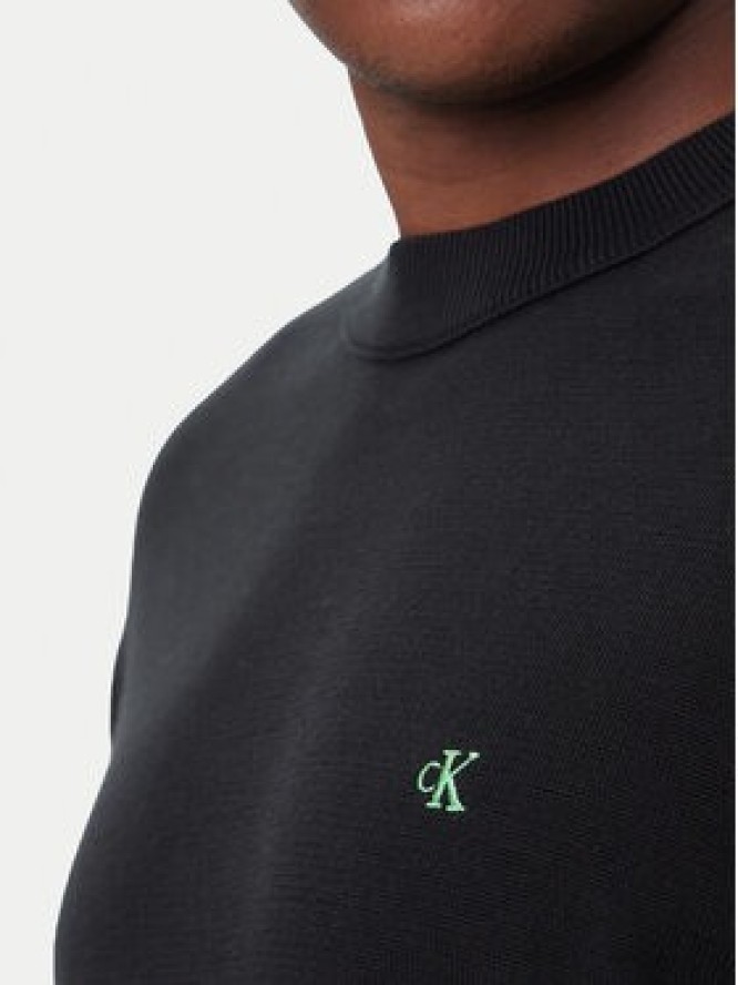 Calvin Klein Jeans Sweter LV04RC309G Czarny Regular Fit