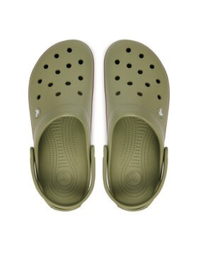 Crocs Klapki Crocband Gum Clog 212756 Zielony