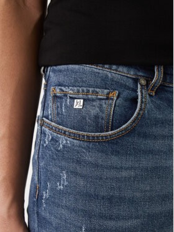 KARL LAGERFELD Jeansy 265508 562850 Niebieski Slim Fit