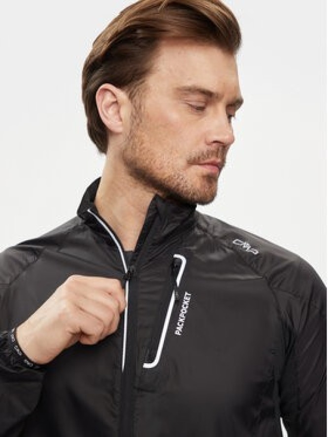 CMP Kurtka do biegania 3C46777T Czarny Regular Fit