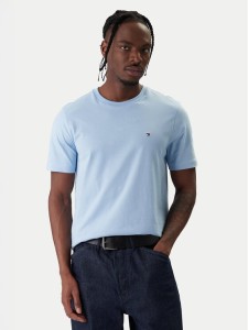 Tommy Hilfiger T-Shirt Ess Seasonal MW0MW39995 Błękitny Regular Fit