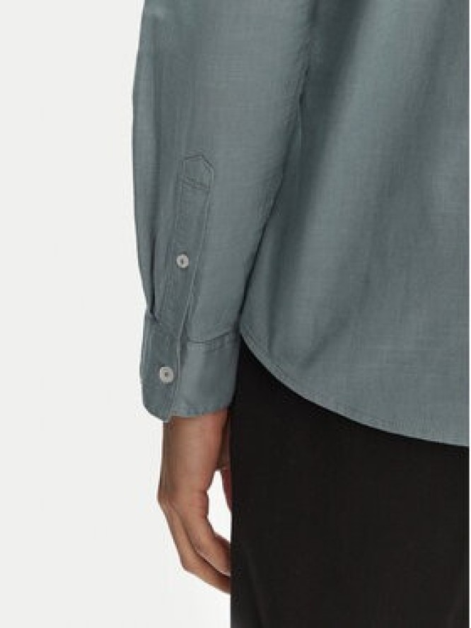 Tom Tailor Koszula 1045087 Zielony Regular Fit